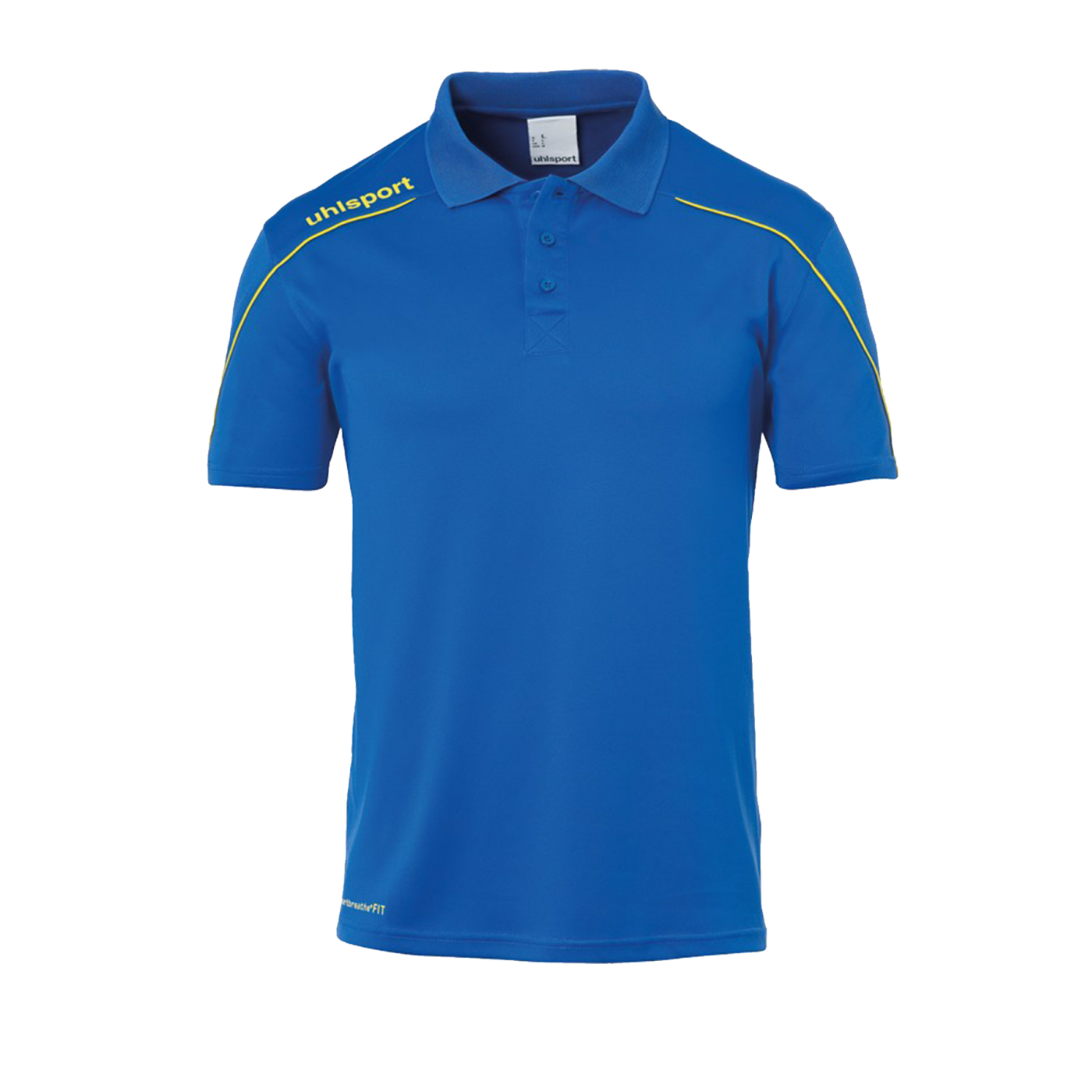 Uhlsport Stream 22 Poloshirt Kids Blau Gelb F14