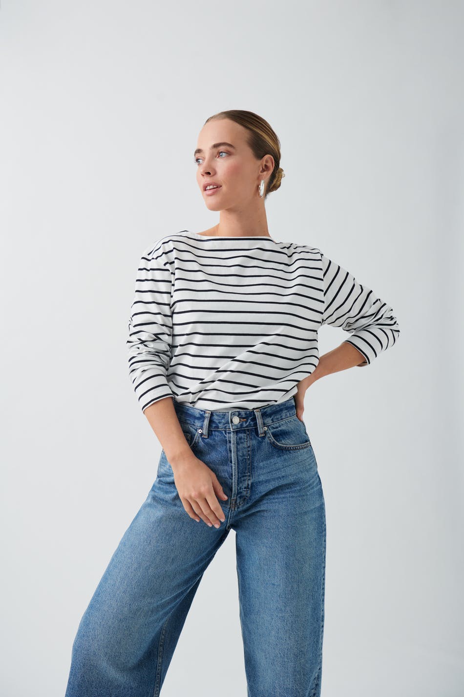 Boatneck ls tee
