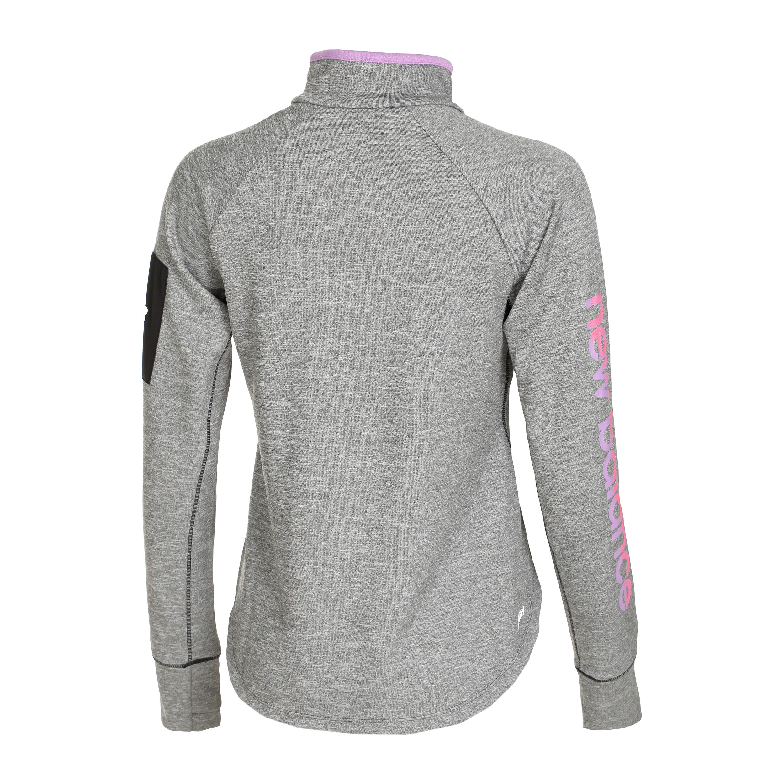 AT Half-Zip Longsleeve Damen - Grau