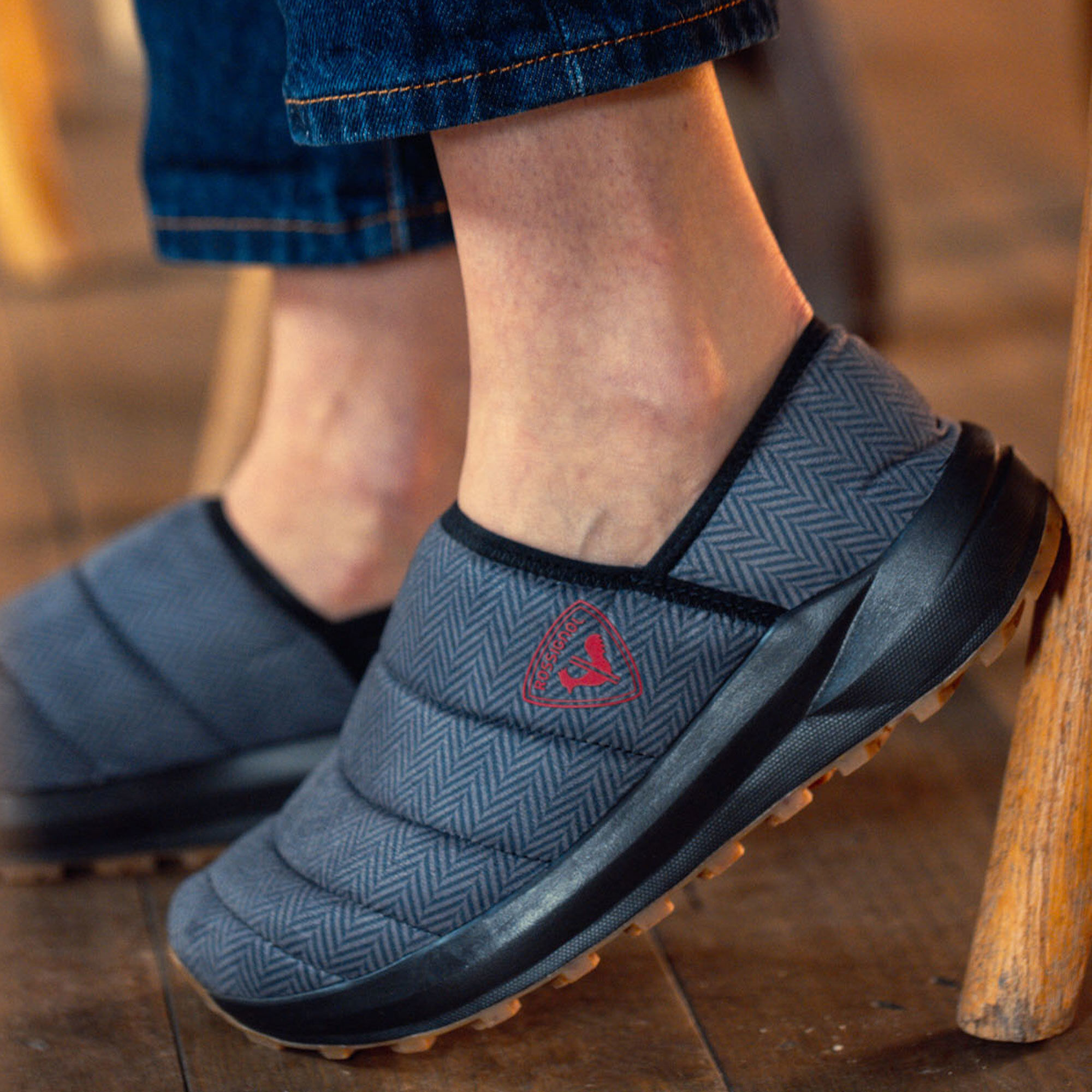 Chaussons d'hiver Unisex Chalet noires