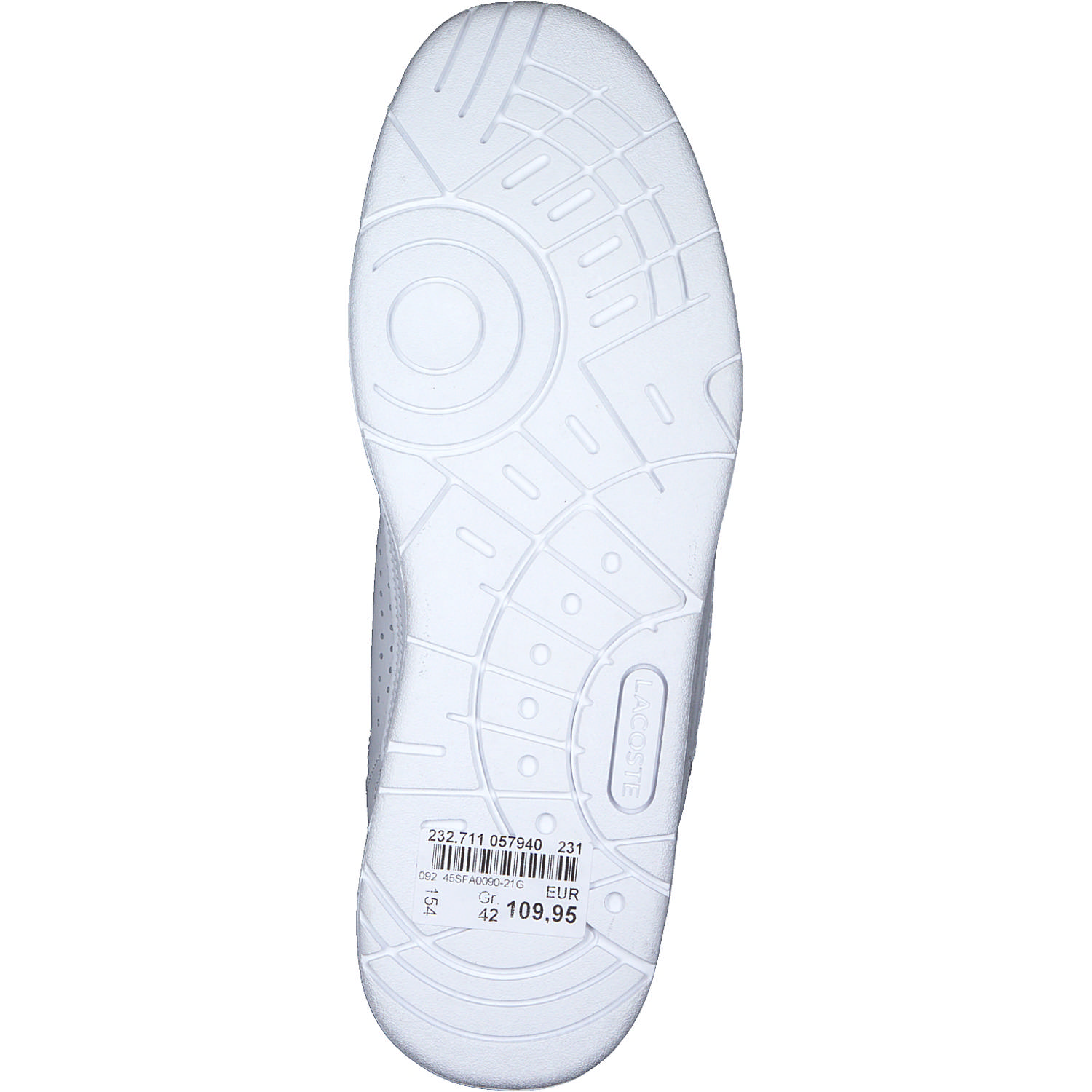 Lacoste T-Clip 45SFA0090, Schnürschuhe, Damen, WHITE