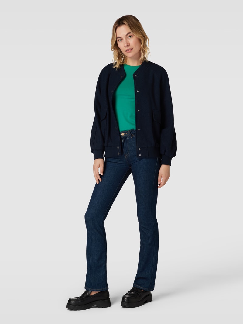 Longsleeve mit Rundhalsausschnitt Modell 'Smilla' in grün