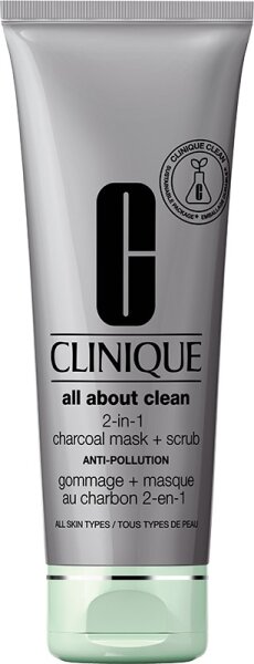 Clinique All About Clean Charcoal Mask + Scrub Anti-Pollution Gesichtsmaske