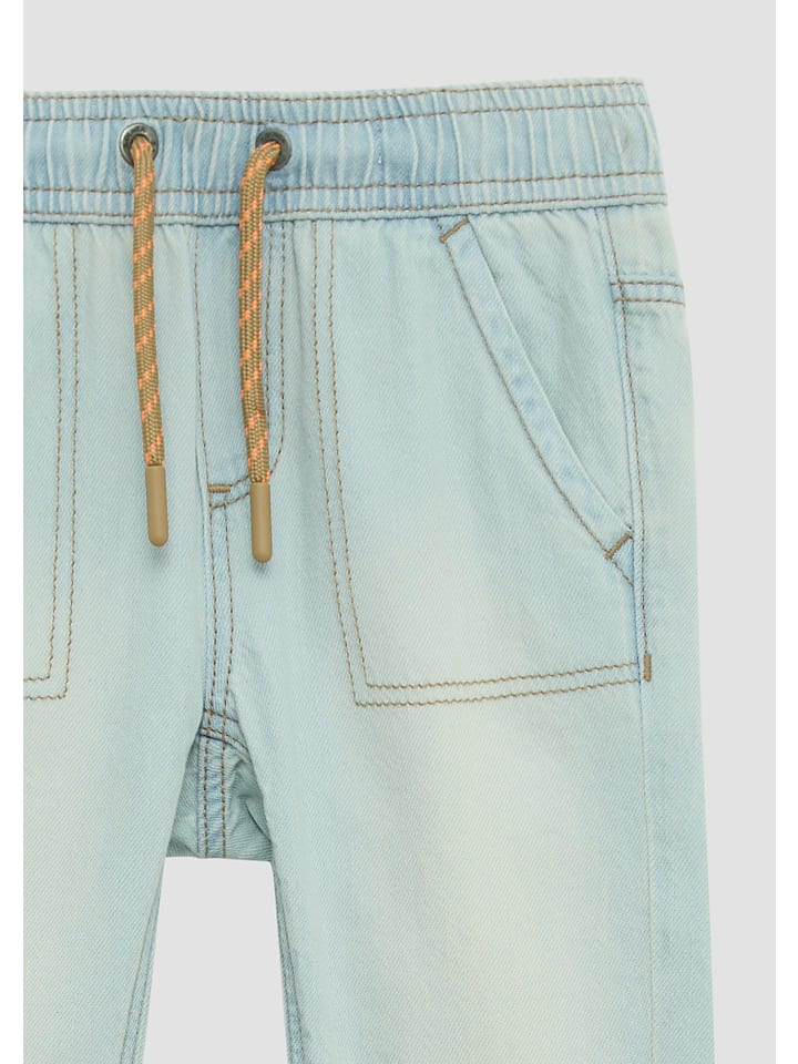 s.Oliver Jeans-Hose lang in Blau günstig kaufen