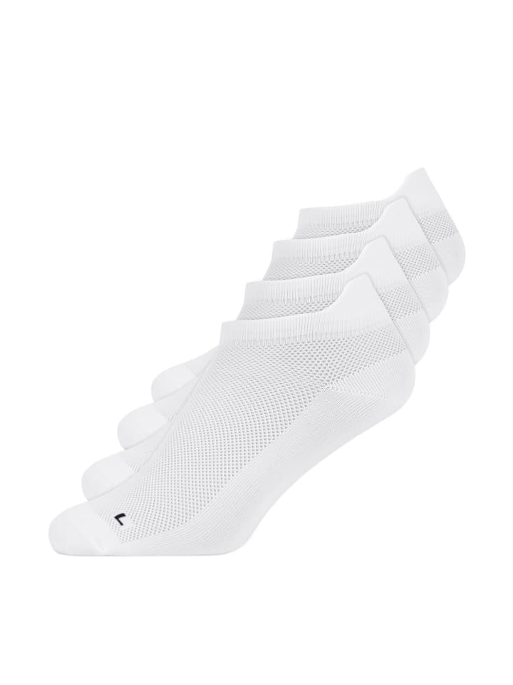 SNOCKS Laufsocken 4 Paar in Weiß günstig kaufen