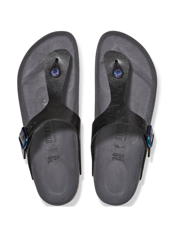 Birkenstock Zehentrenner Gizeh Birko-Flor in Graceful licorice günstig kaufen