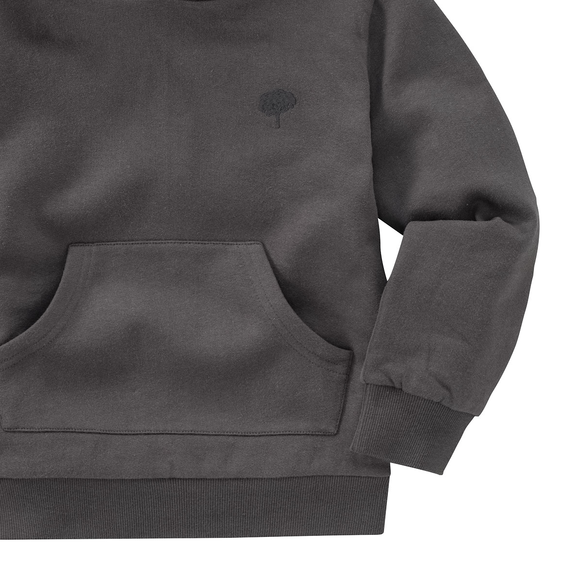 Kinder Hoodie mit kleiner Stickerei