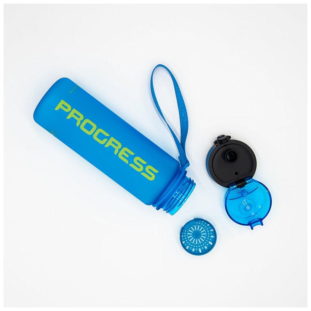 Progress Tritan 500 ml blaue Sporttrinkflasche