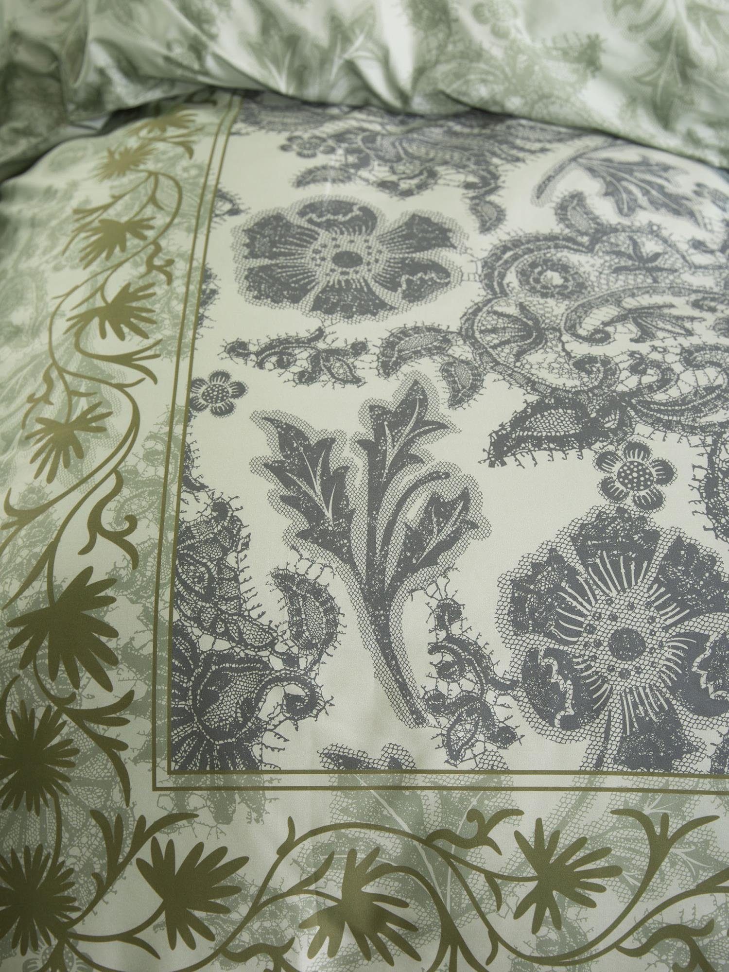 Bettwäsche Maere, Essenza, Satin, 2 teilig, mit floralem Muster