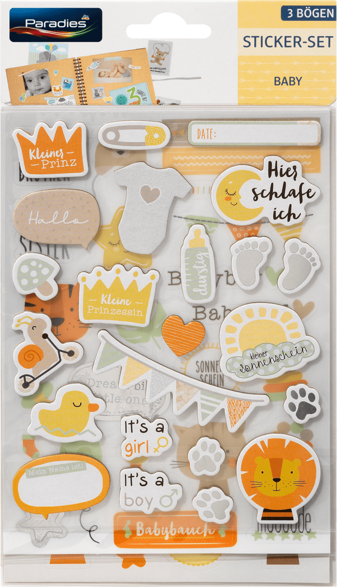 Stickerset Baby, 1 St