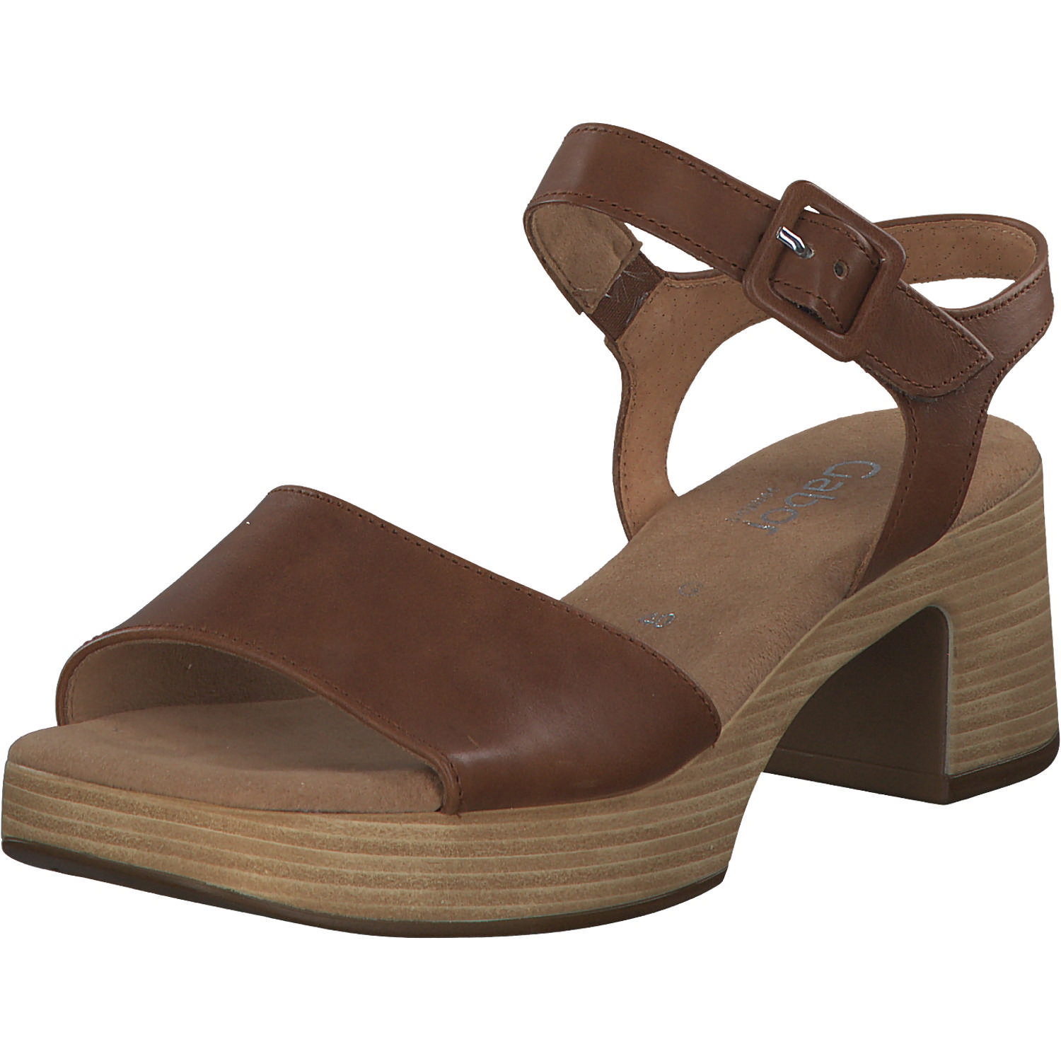 Gabor Comfort 22.721, Plateau-Sandaletten, Damen, CAMEL