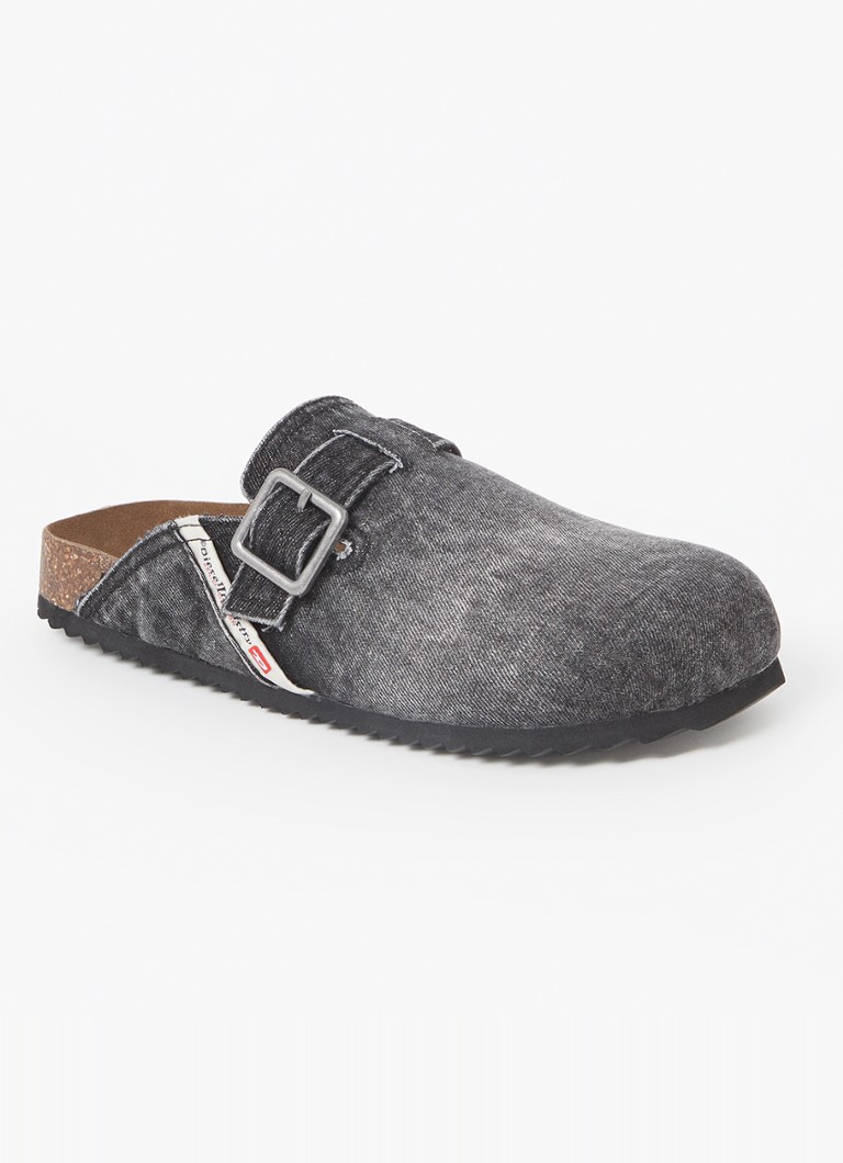 Sapato slip-on Diesel D-Woodstock com detalhe de fivela