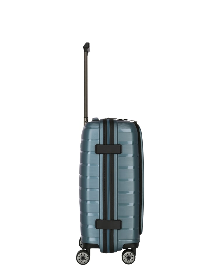 travelite Travelite Koffer AIR BASE 4w Trolley S Vortasche, Eisblau günstig kaufen onesize