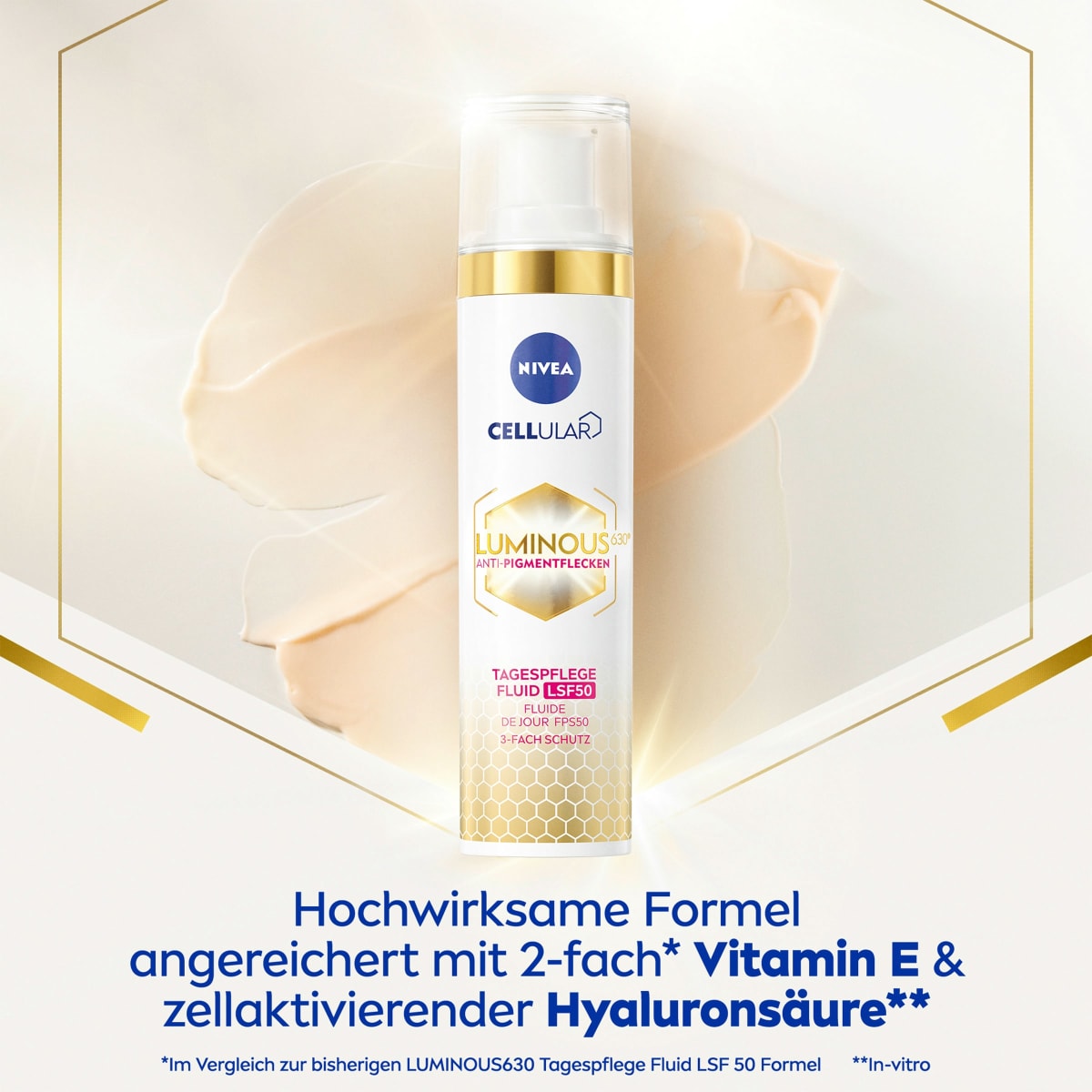 Gesichtsfluid Cellular Luminous 630 Anti Pigmentflecken LSF 50, 40 ml