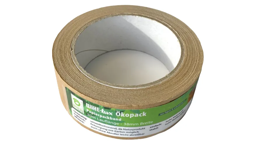 WIHE-lux Papierpackband 3m x 38mm 30 m