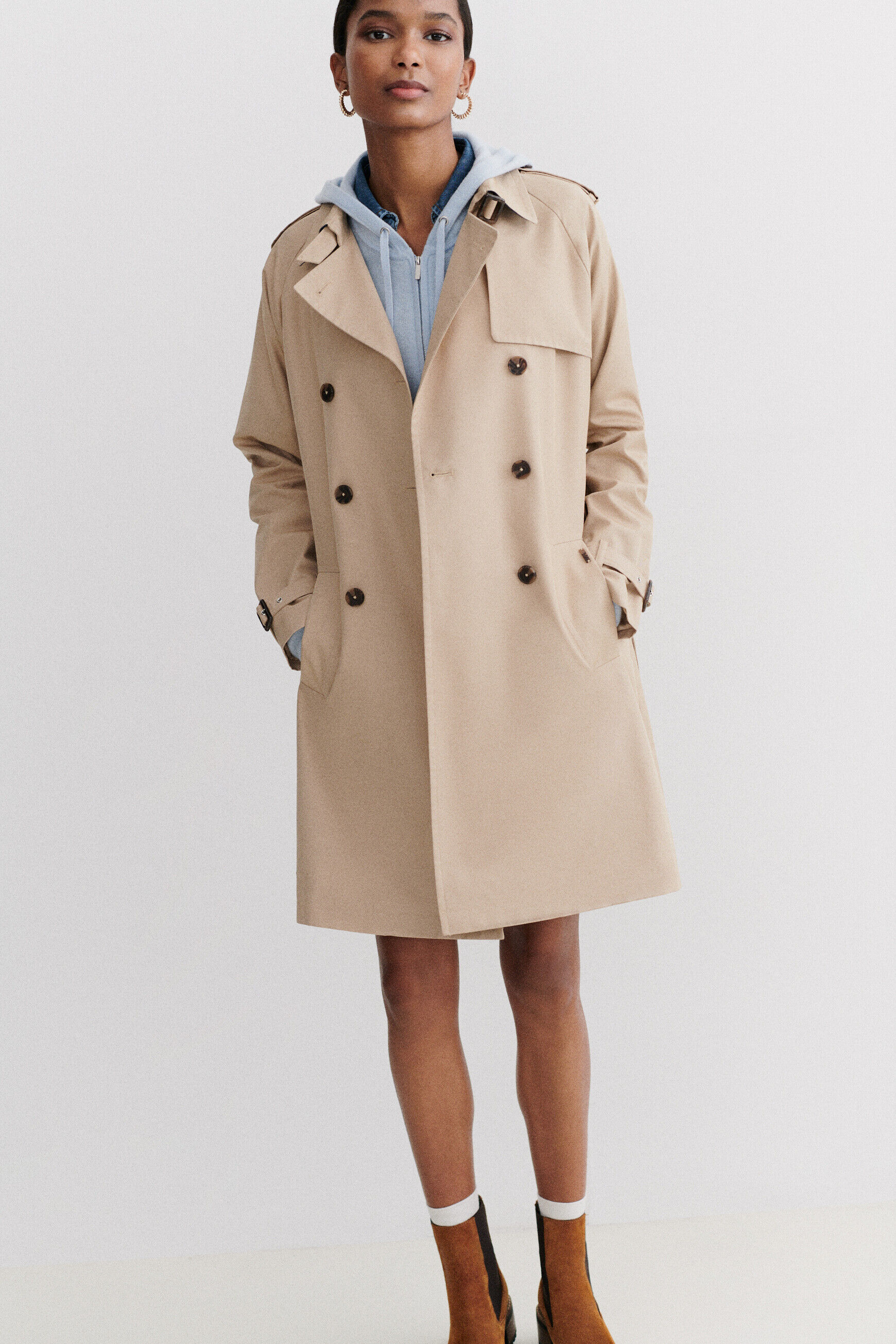trench max beige femme