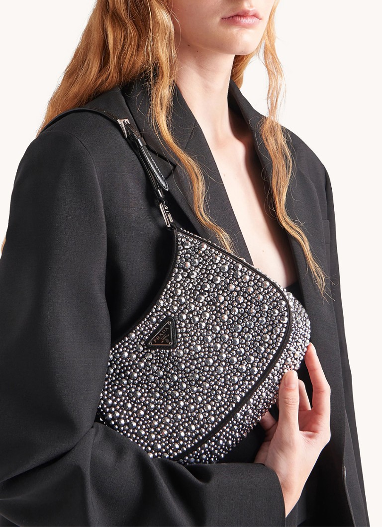 Prada Cleo satiini olkalaukku