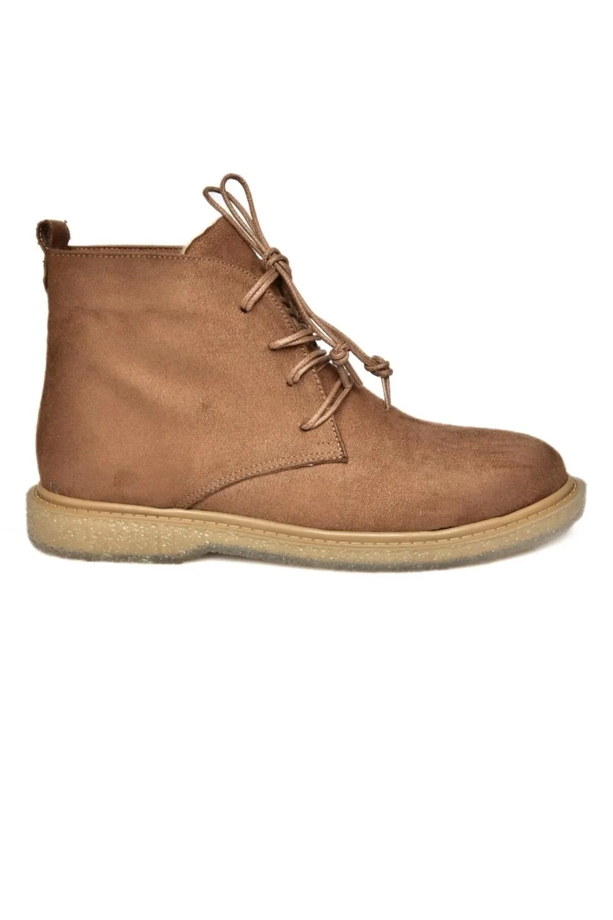 Fox Shoes  R374923202 Klassische Damenstiefel aus braunem Wildleder mit niedriger Sohle