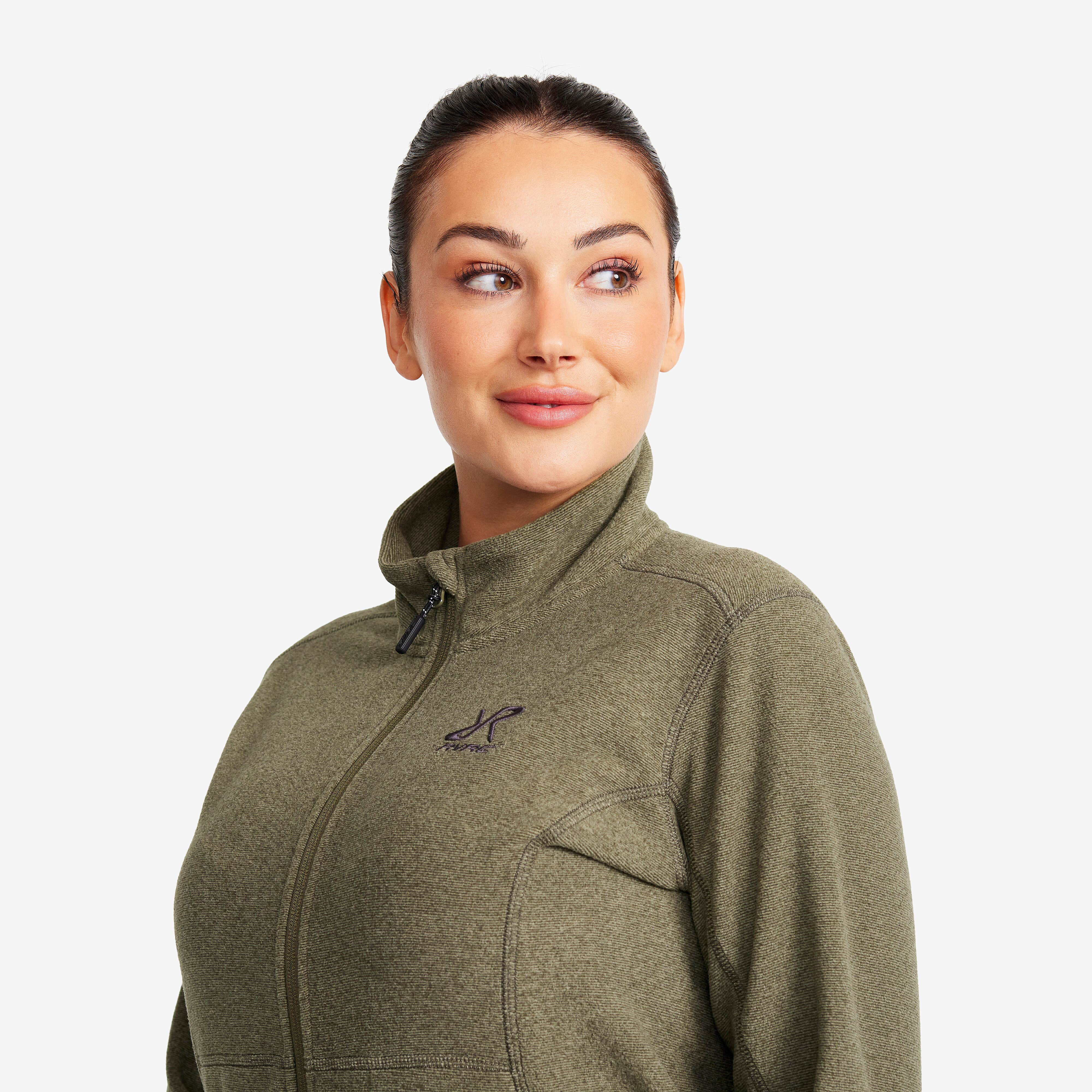 Essential Full-zip Fleece Femme Grape Leaf