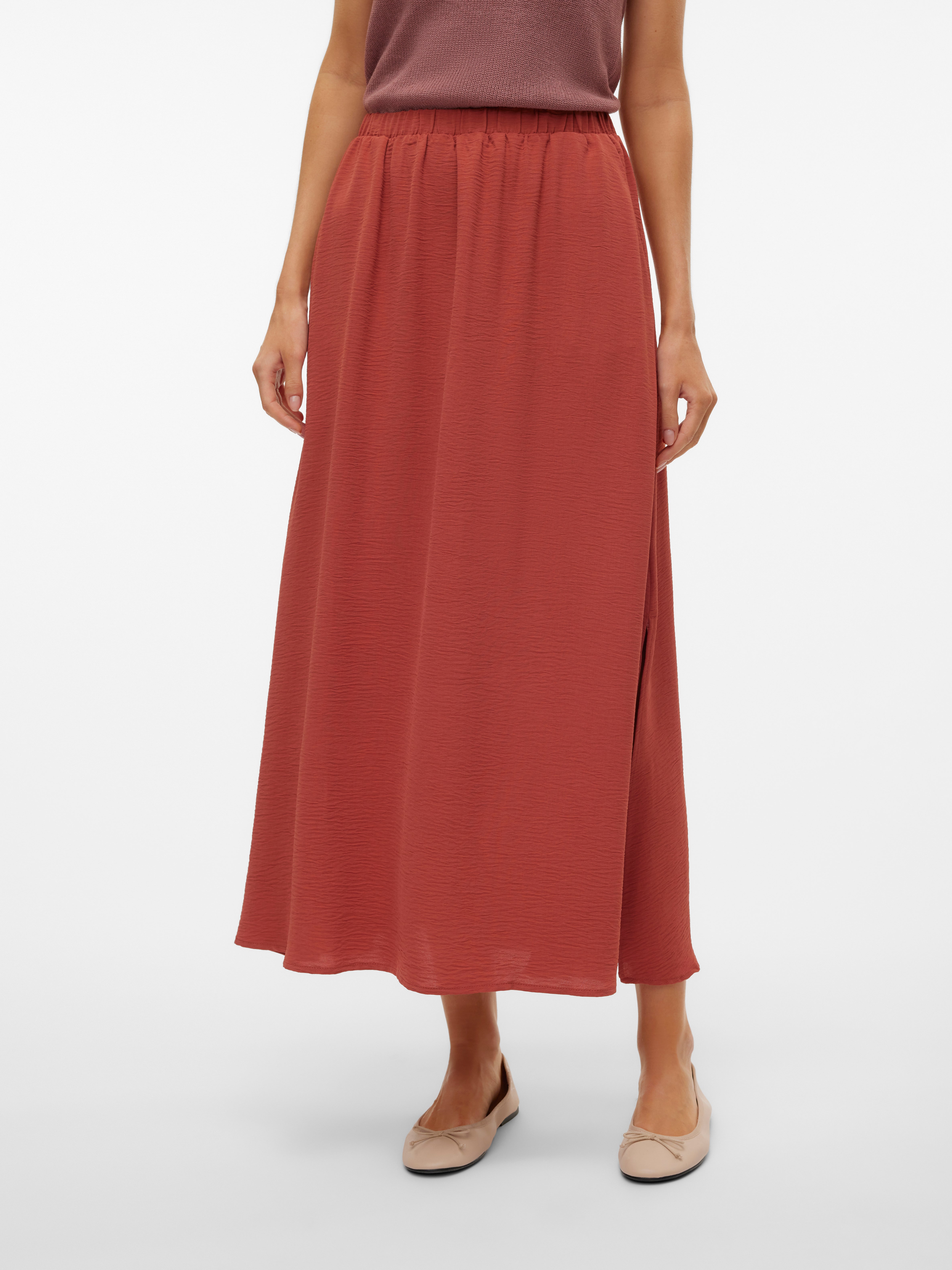 VMALVA Hohe Taille Langer Rock