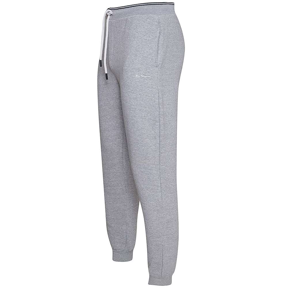 BEN SHERMAN Twin Waistband Herren Jogginghose 0067816G-GREY MARLE