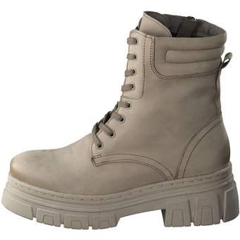 Marco Tozzi Schnür Boots in beige