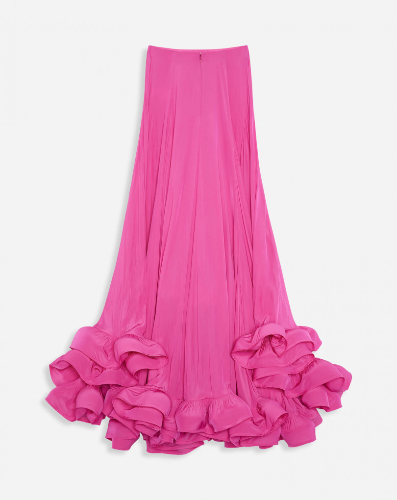 JUPE MAXI ASYMETRIQUE CHARMEUSE