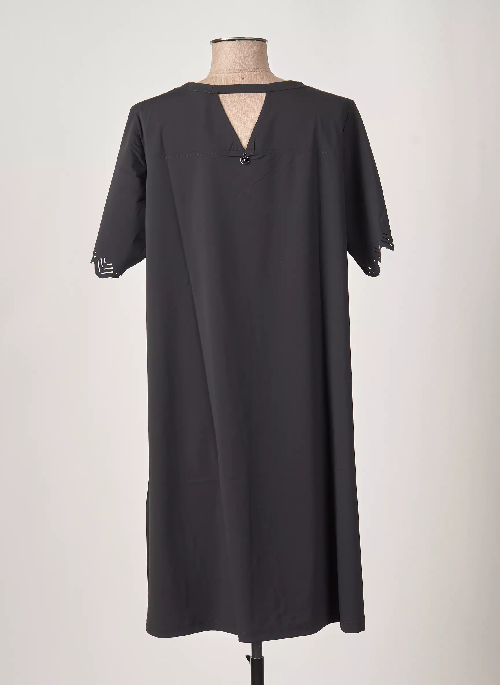 Maloka Robes Mi Longues Femme couleur noir