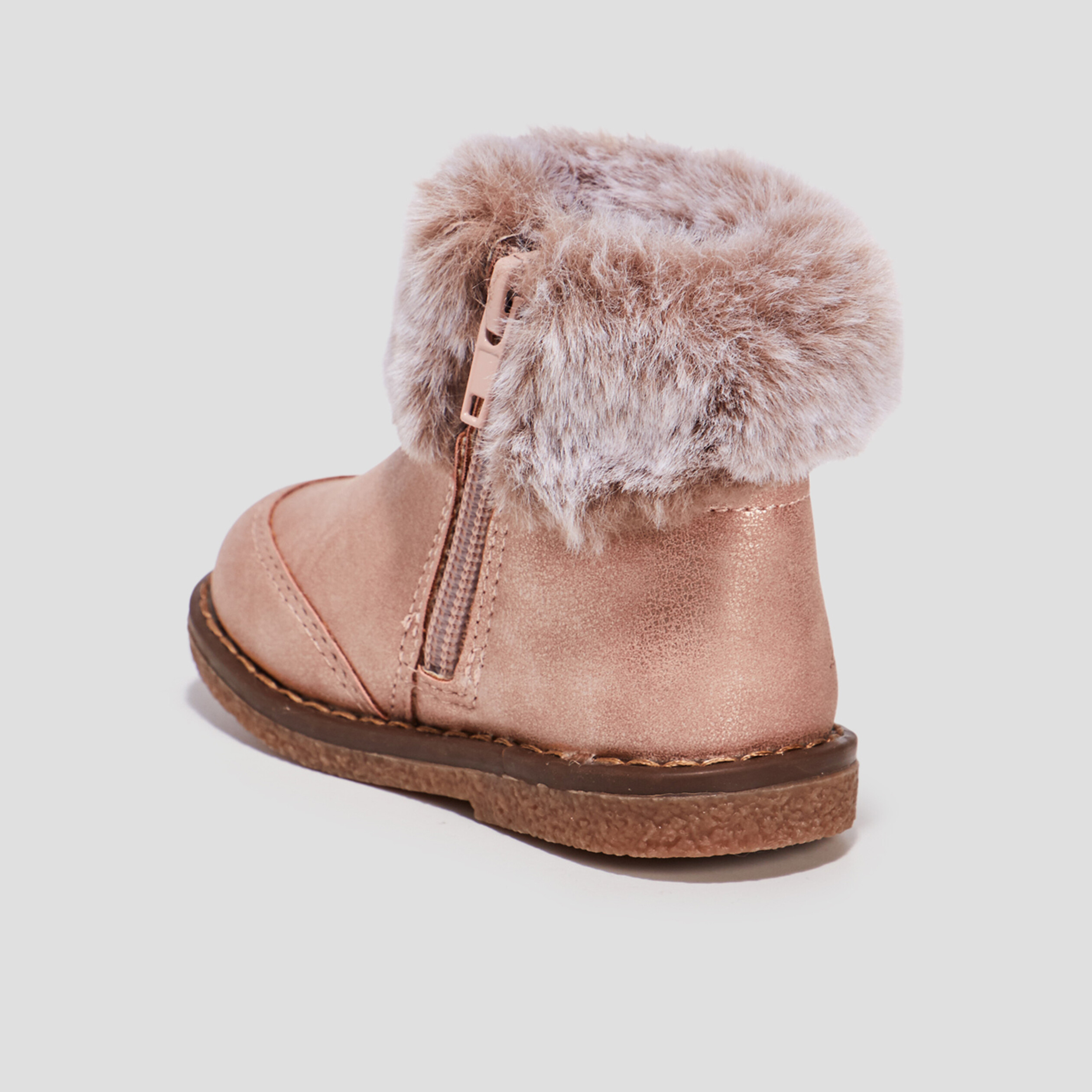 Bottines Lulu Castagnette rose bébé fille | La Halle