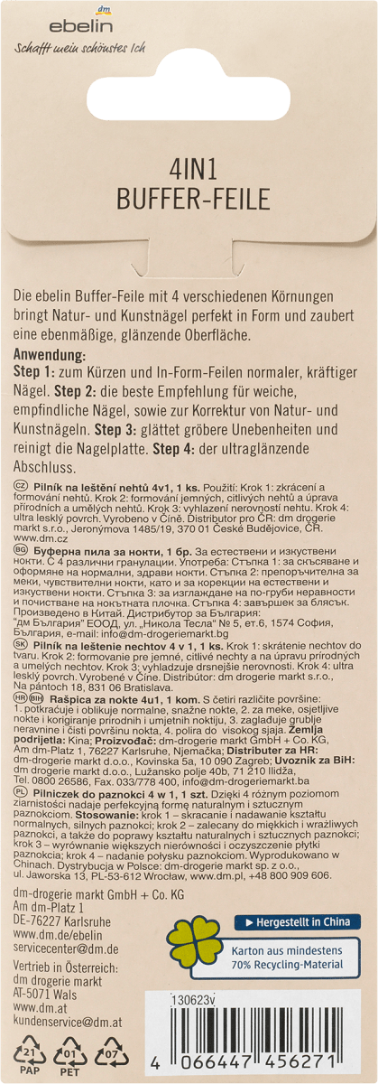 Buffer Nagelfeile 4in1, 1 St