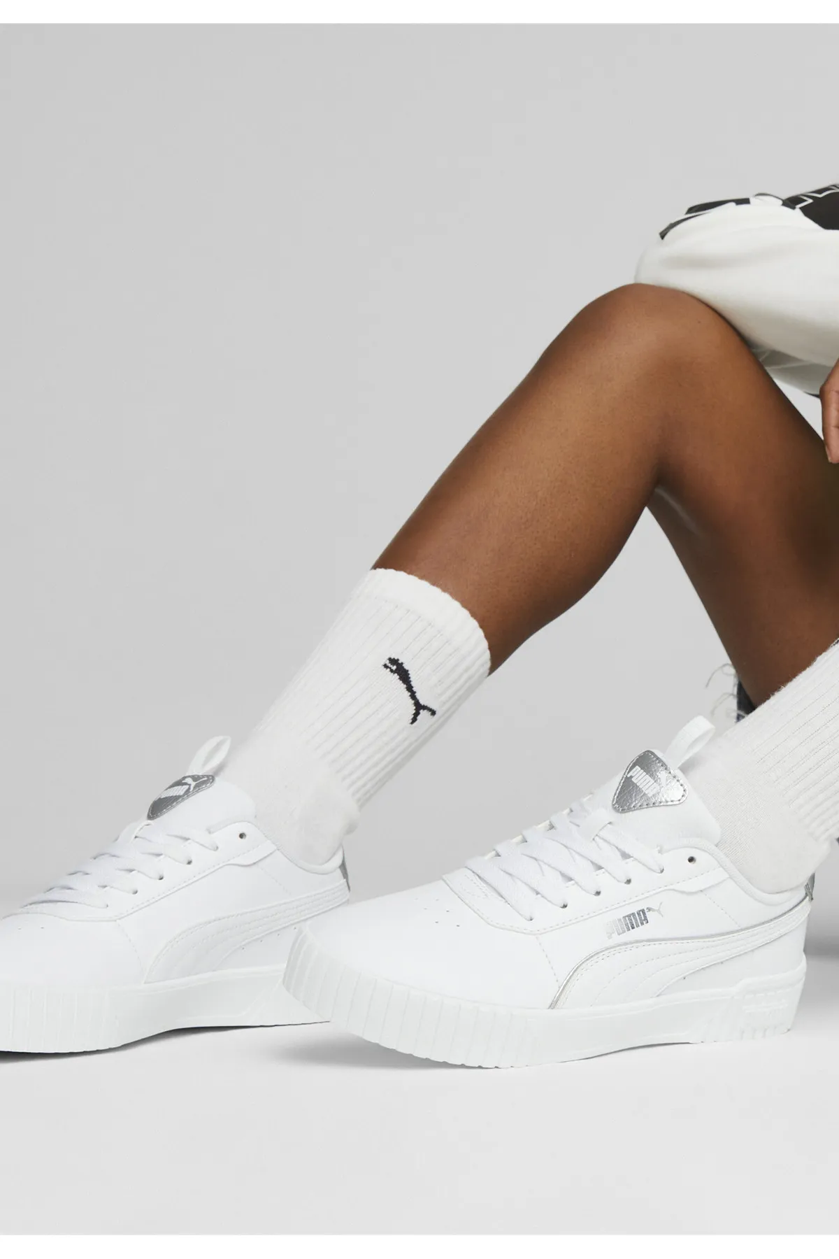 Puma  Sneaker - Weiß - Plateau Absatz