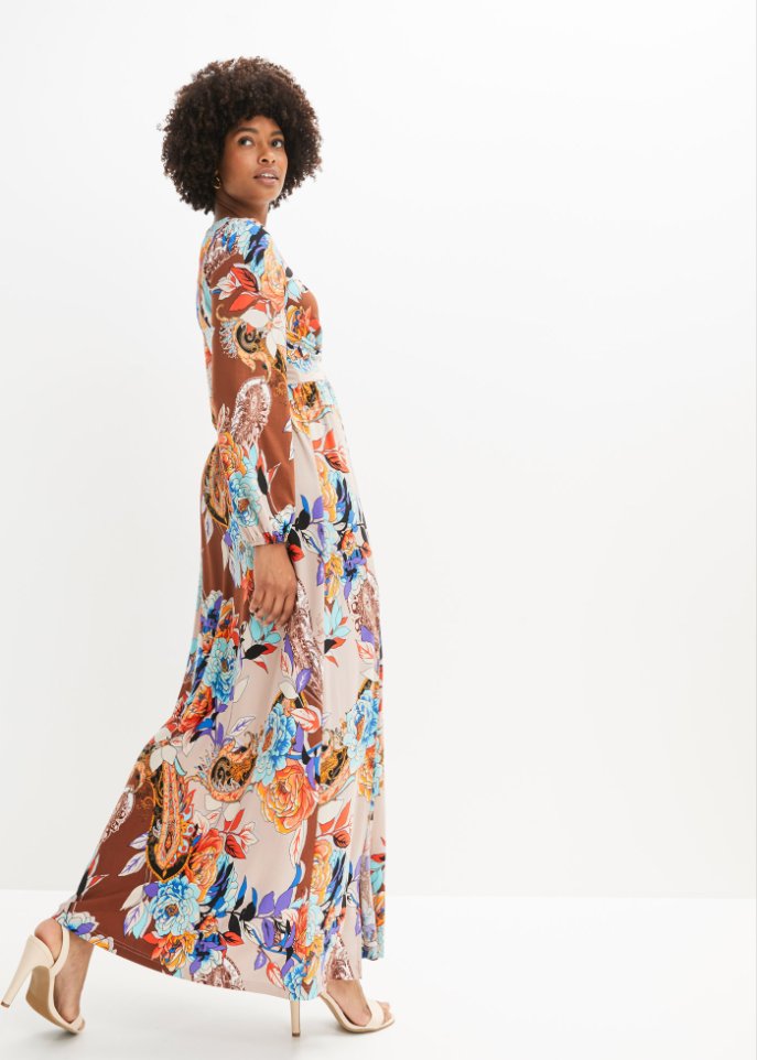 Maxikleid mit Cutout
