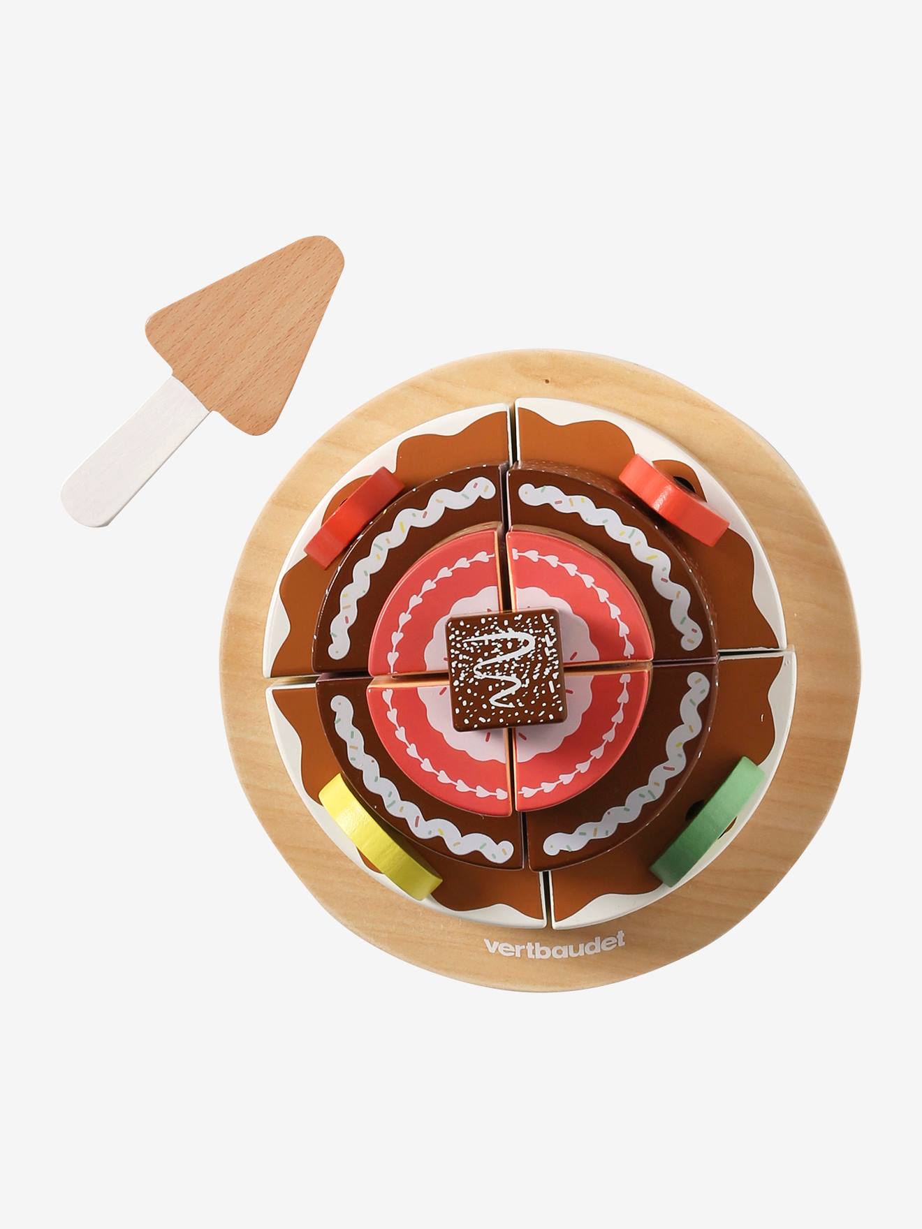 Vertbaudet Kinder Obsttorte aus Holz FSC - weiß