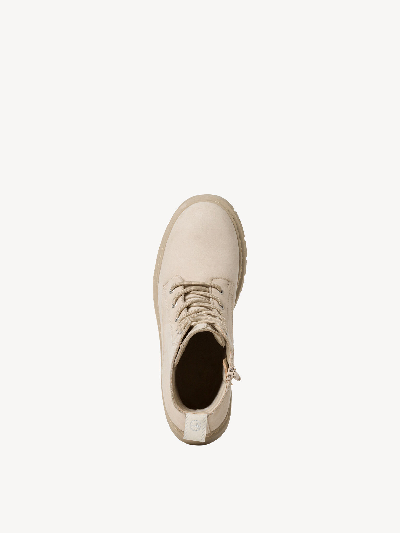 Bottine en cuir - beige