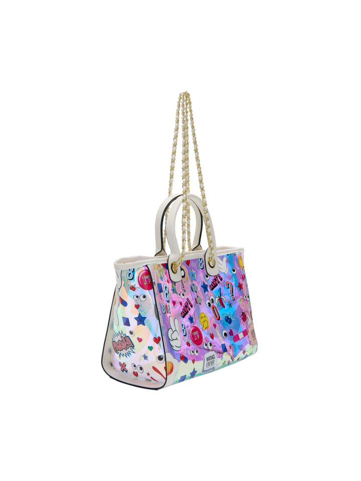 myMo Tote Bag Tote Bag in White Multicolor günstig kaufen onesize