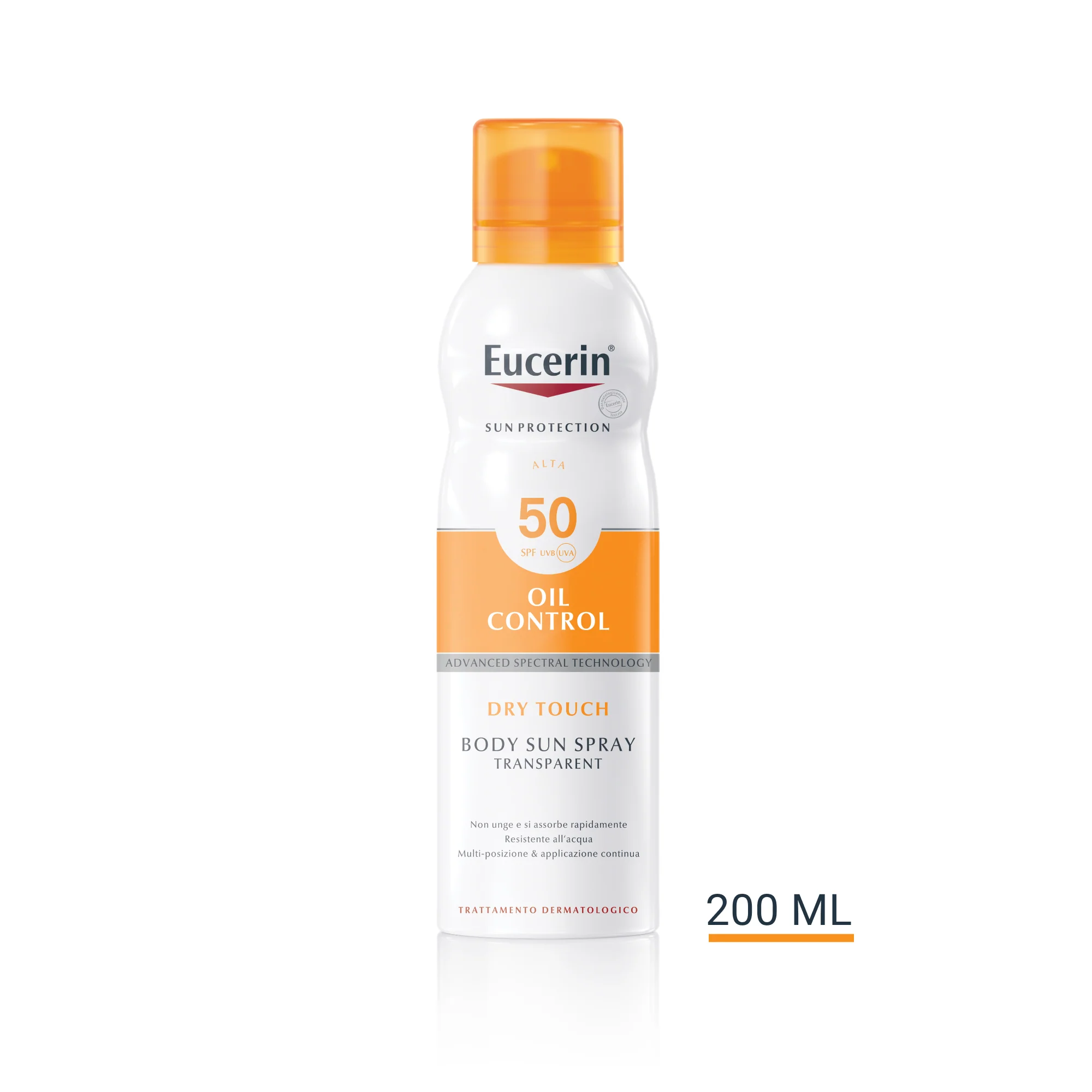 Apsauginis kūno purškiklis nuo saulės „Sun Oil Control“ su permatomu, sausu prisilietimu SPF50 – itin stipriai apsaugantis kūno purškiklis nuo saulės.