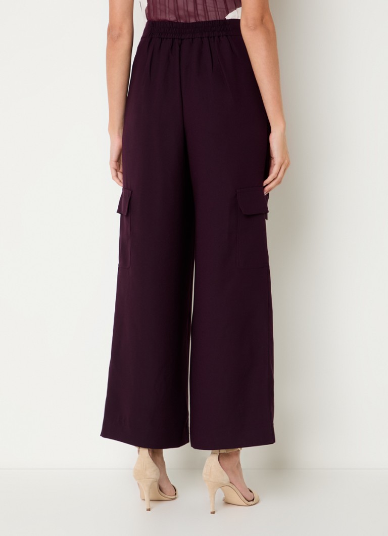 Pantaloni cargo Phase Eight Marissa cu talie înaltă și buzunare laterale