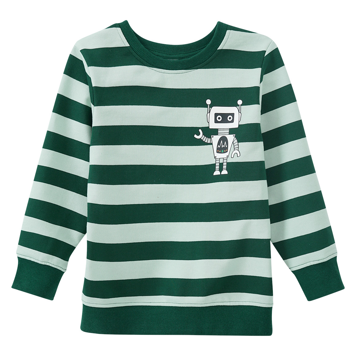 Kinder Sweatshirt mit Blockstreifen