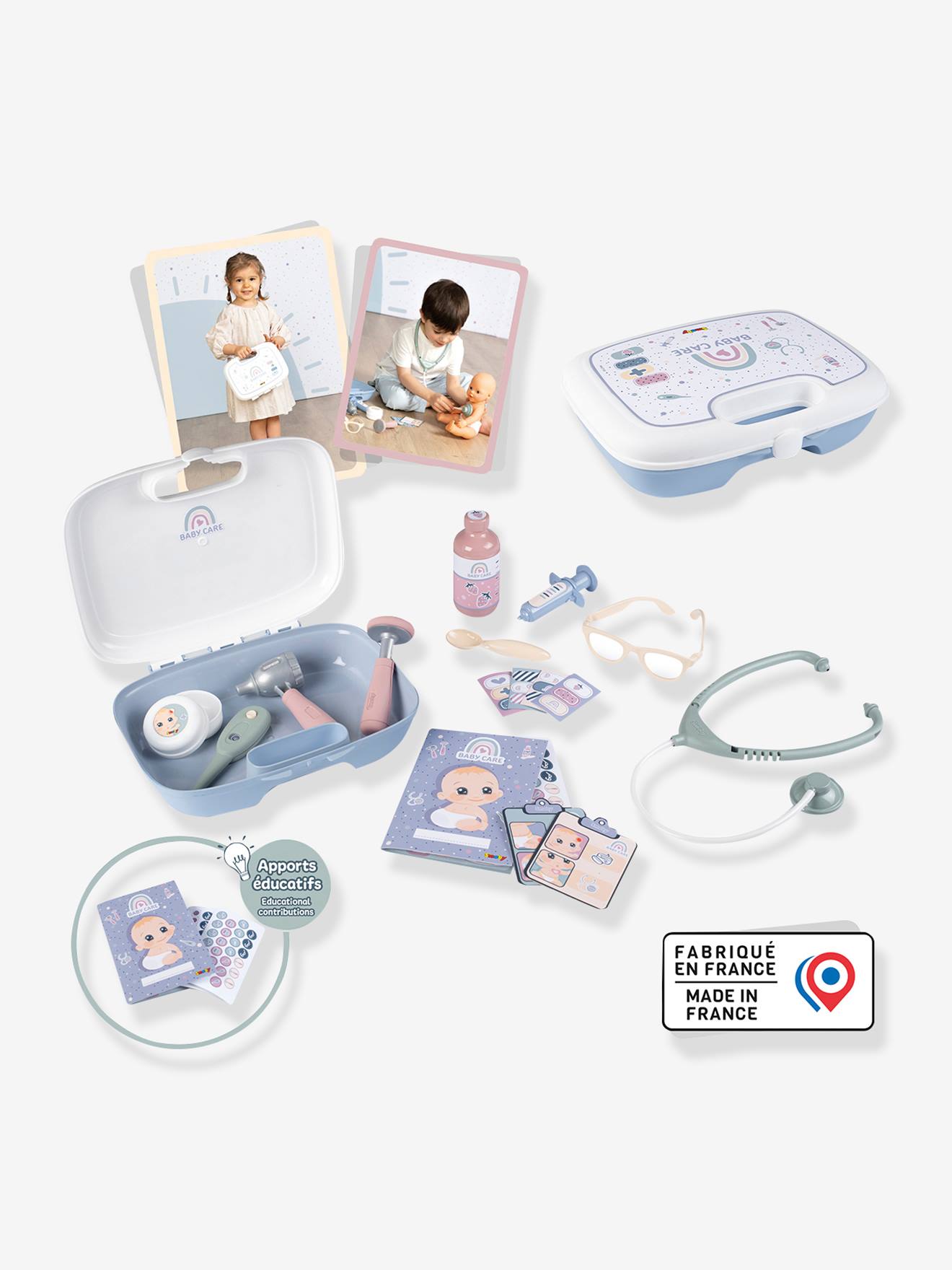 Smoby Puppendoktor-Koffer Baby Care SMOBY - mehrfarbig