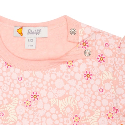 T-Shirt kurzarm, rosa für Mädchen