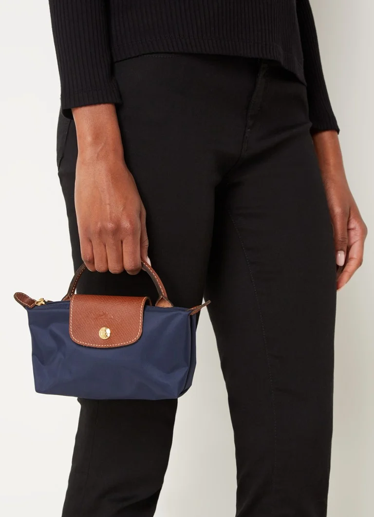 Τσάντα Longchamp Le Pliage Original με δερμάτινες λεπτομέρειες