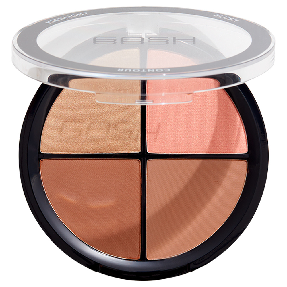 gosh copenhagen Contour'n Strobe Kit Palette 4 en 1 pour le contouring