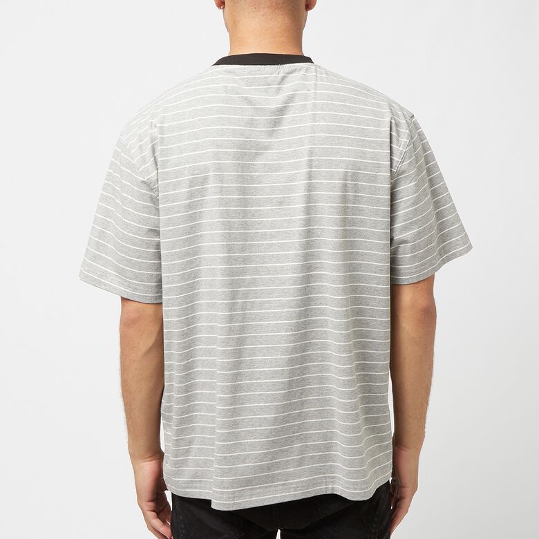 Pleasures Foresight Striped Shirt heather grey