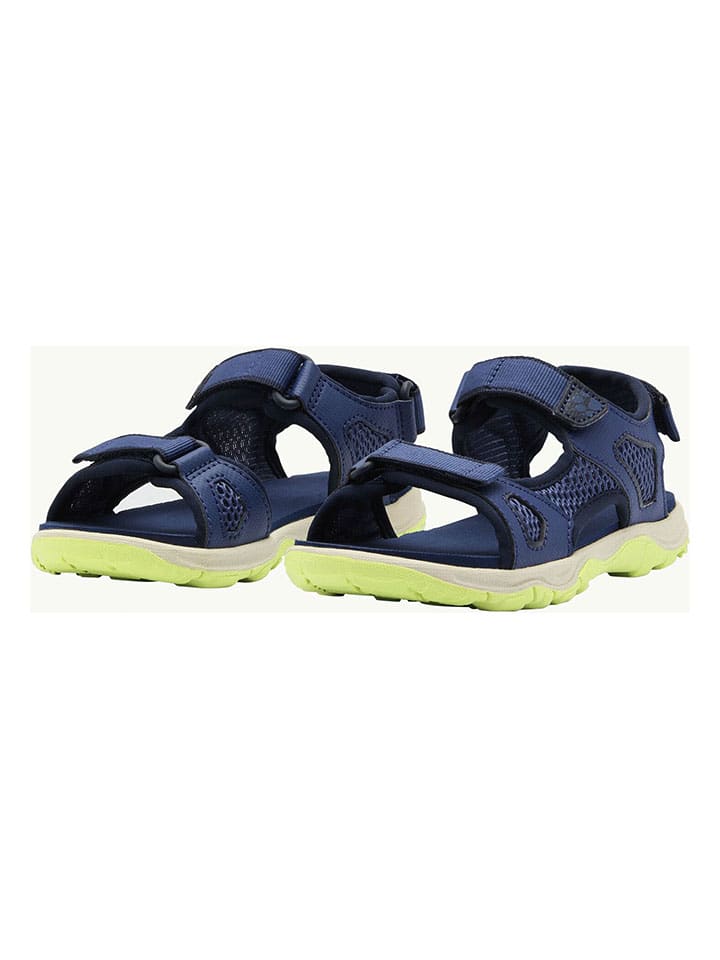 Jack Wolfskin Sandalen in Dunkelblau/Hellgrün günstig kaufen