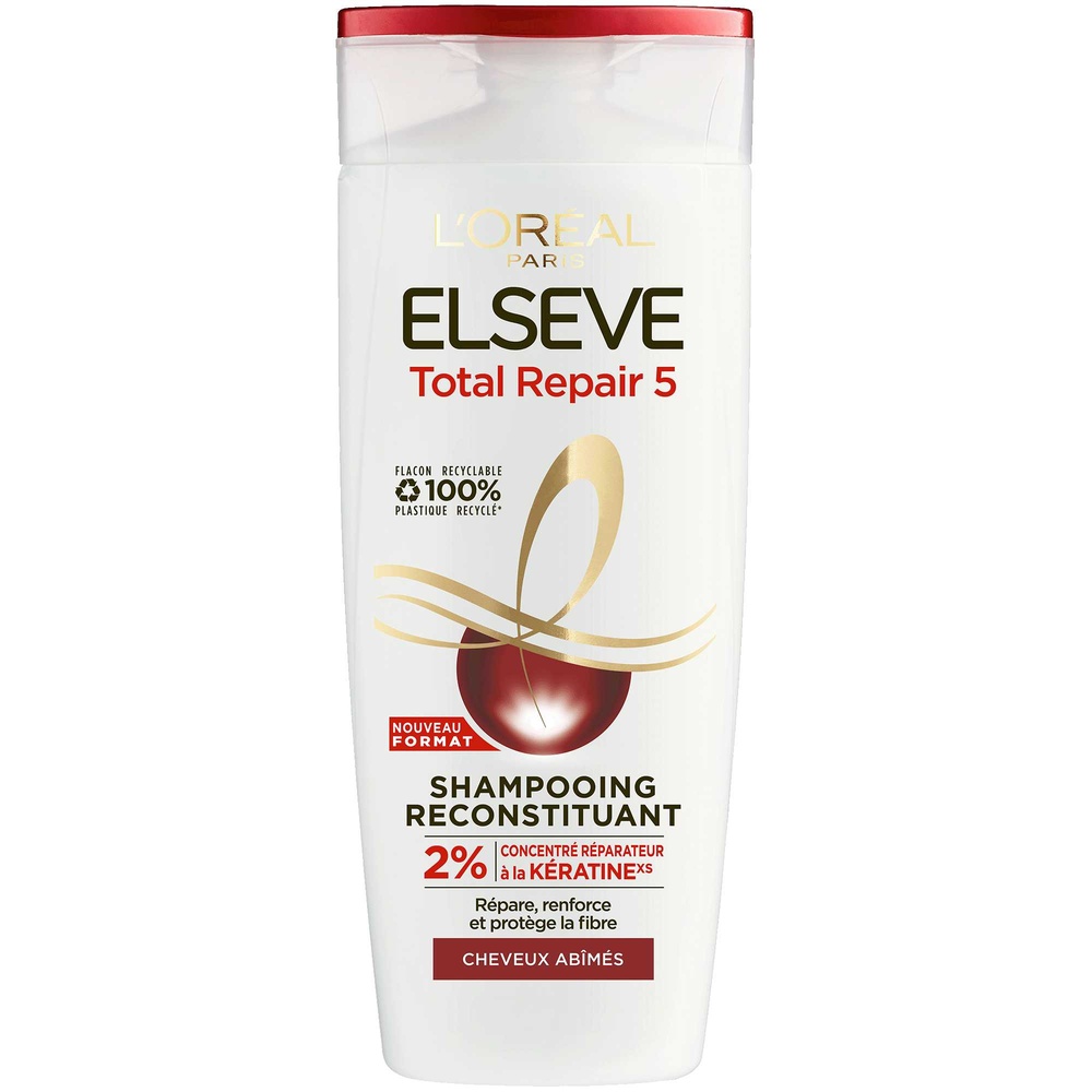 L'Oréal Paris Elseve Total Repair 5 Shampooing Cheveux Abîmés 350ml Shampoing cheveux abimés