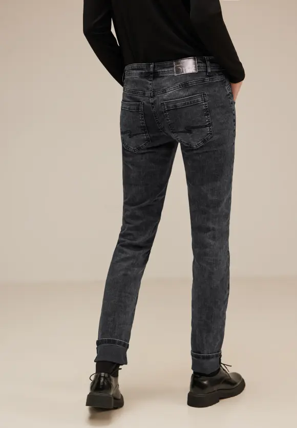 Street One Casual Fit Jeans in Grau