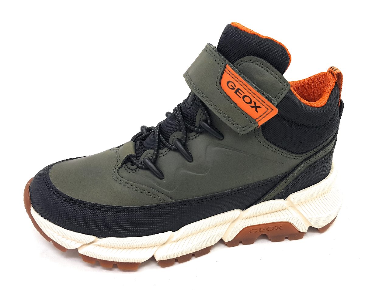 Geox Flexyper J36LCG-0MEFU-C0623 Grün C0623 Military/ Orange