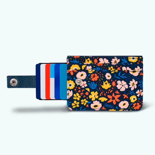 Tikal navy blue card holder