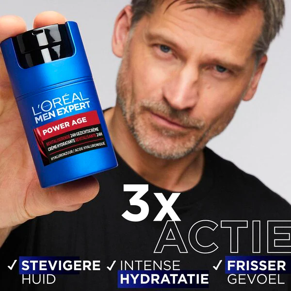 L'Oréal Paris Men Expert Power Age 24H arckrém 50ml - Száraz és érett bőrre