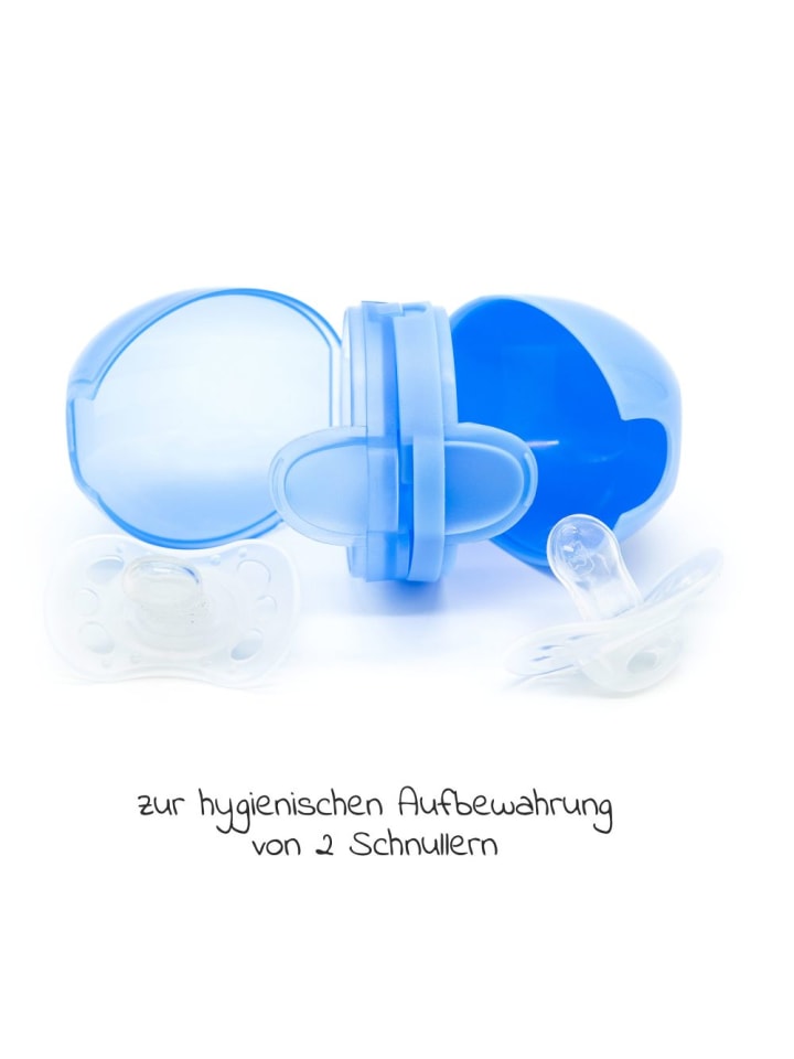 MiaMia Schnullerbox Duo - Blau in blau günstig kaufen onesize